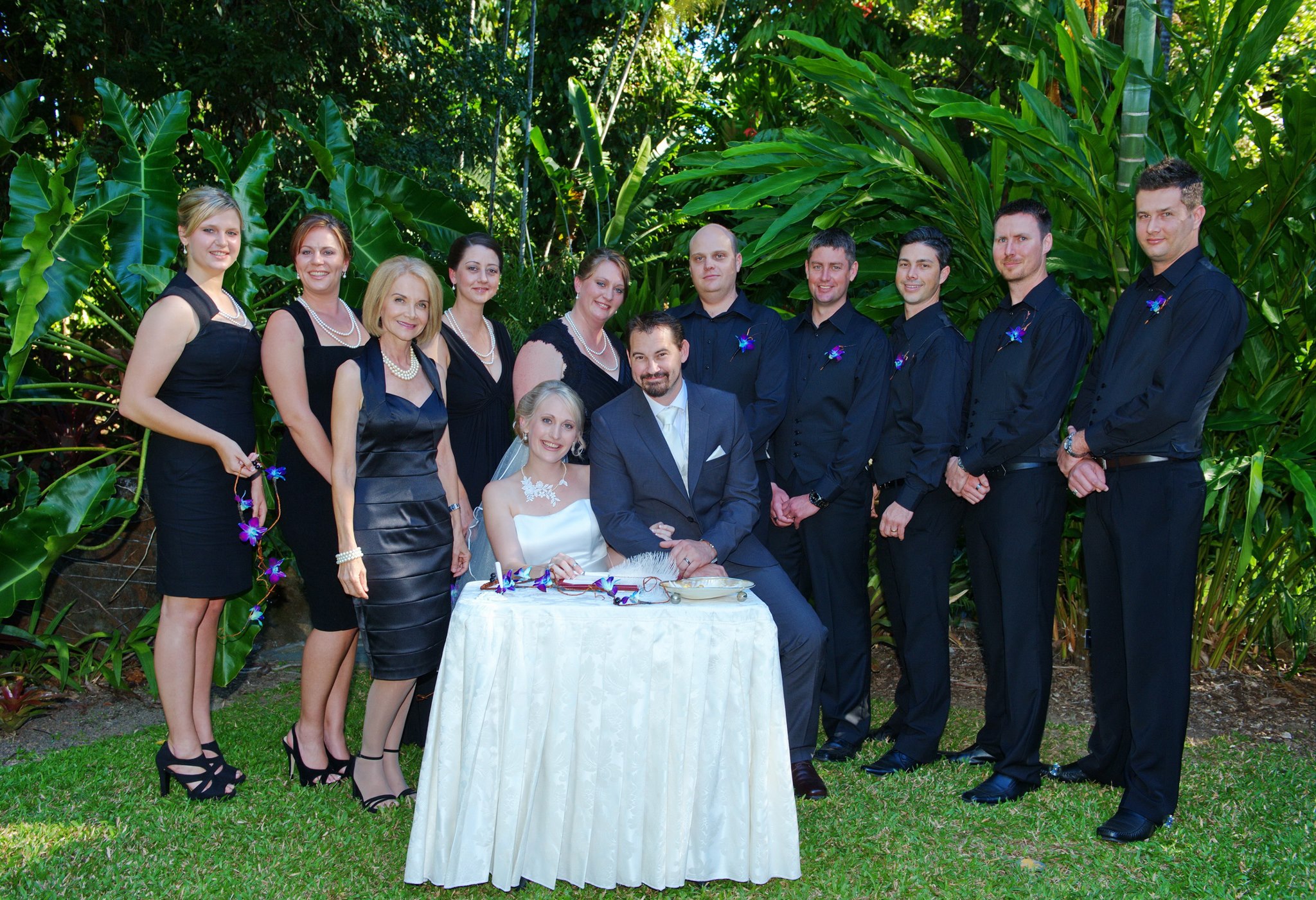 Tropical Garden Wedding